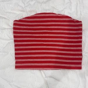 striped crop top